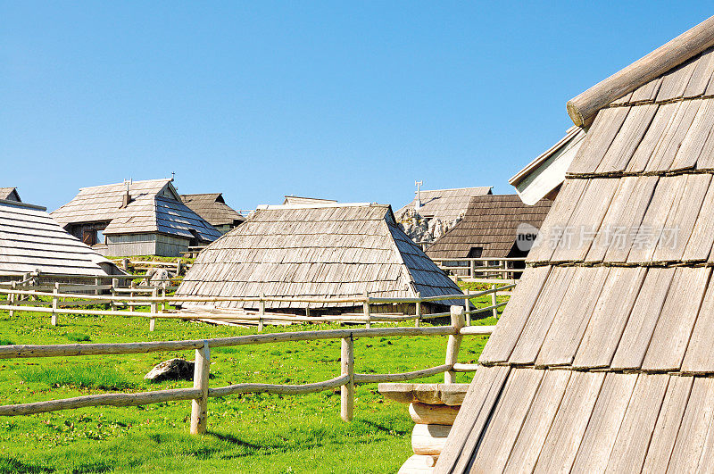 木屋，Velika Planina，斯洛文尼亚